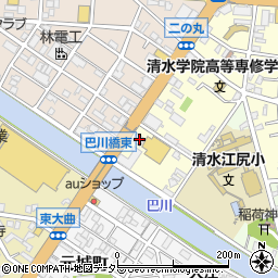 静岡県静岡市清水区二の丸町7-25周辺の地図