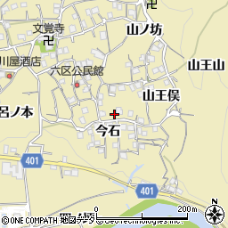 京都府亀岡市保津町今石周辺の地図