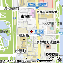 京都府京都市上京区宮垣町75周辺の地図
