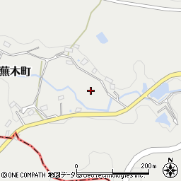 愛知県豊田市蕪木町田面周辺の地図