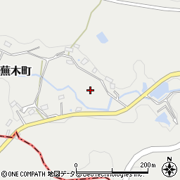 愛知県豊田市蕪木町（田面）周辺の地図