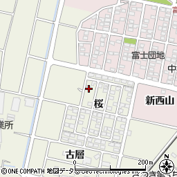 愛知県豊田市花園町桜13周辺の地図