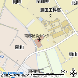 豊田市学校給食協会南部給食センター周辺の地図