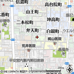京都府京都市上京区東神明町281周辺の地図