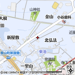 愛知県刈谷市一里山町北弘法80周辺の地図