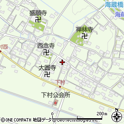 三重県三重郡菰野町下村1436周辺の地図