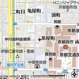 京都府京都市上京区大黒屋町42周辺の地図