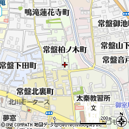 京都府京都市右京区常盤柏ノ木町1-10周辺の地図