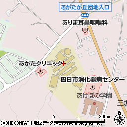 三重県立特別支援学校　北勢きらら学園事務室周辺の地図