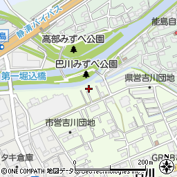 静岡県静岡市清水区吉川1142周辺の地図