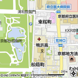 京都府京都市上京区荒神町周辺の地図