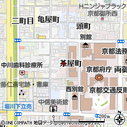 京都府京都市上京区茶屋町116周辺の地図