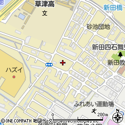 滋賀県草津市木川町875-2周辺の地図