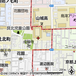 京都府京都市右京区花園馬代町周辺の地図