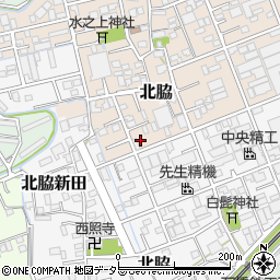 静岡県静岡市清水区北脇新田348周辺の地図