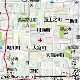 京都府京都市上京区仲之町596-3周辺の地図