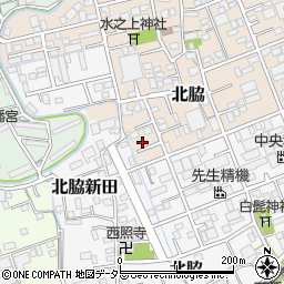 静岡県静岡市清水区北脇新田350-6周辺の地図