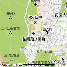 京都府京都市右京区花園段ノ岡町周辺の地図
