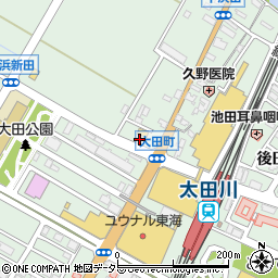 ファミリーマート東海太田川店周辺の地図