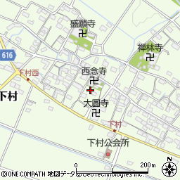 三重県三重郡菰野町下村1448周辺の地図