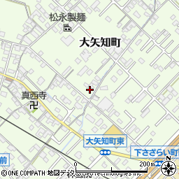 三重県四日市市大矢知町260周辺の地図