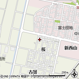 愛知県豊田市花園町桜12周辺の地図