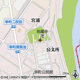 愛知県豊田市幸町寺前周辺の地図