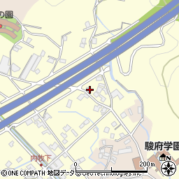 静岡県静岡市葵区内牧1742周辺の地図
