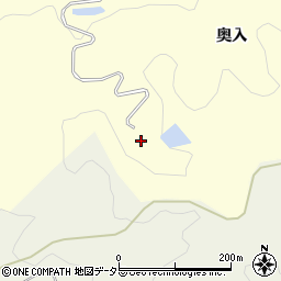 愛知県岡崎市桑原町奥入周辺の地図