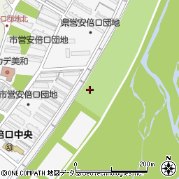 静岡県静岡市葵区安倍口団地周辺の地図