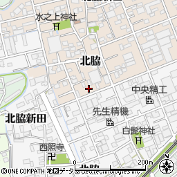 静岡県静岡市清水区北脇新田347周辺の地図