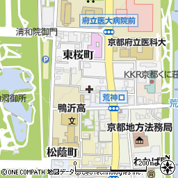 京都府京都市上京区宮垣町76周辺の地図