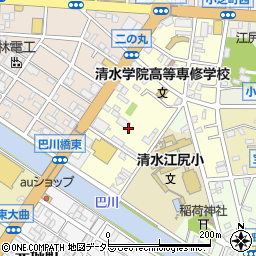 静岡県静岡市清水区二の丸町周辺の地図