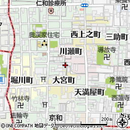 京都府京都市上京区仲之町596-6周辺の地図