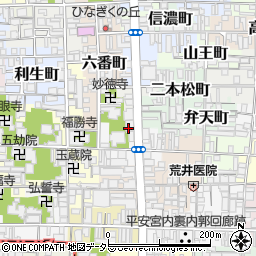 坂井理容院周辺の地図