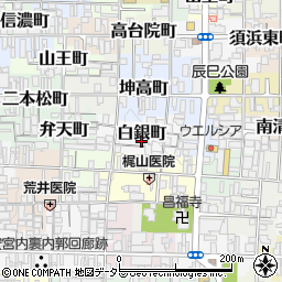 京都府京都市上京区白銀町261-10周辺の地図