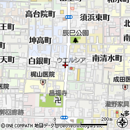 京都府京都市上京区天秤丸町周辺の地図