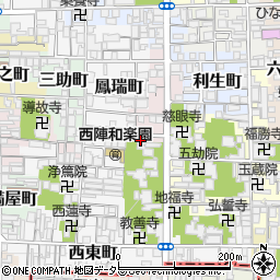 京都府京都市上京区三番町周辺の地図