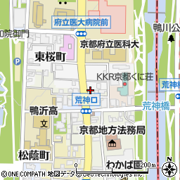 京都府京都市上京区宮垣町87周辺の地図