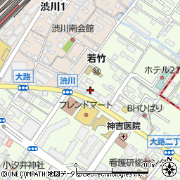 ＷＤＢ株式会社　草津支店周辺の地図