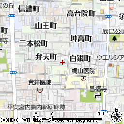 京都府京都市上京区白銀町259周辺の地図