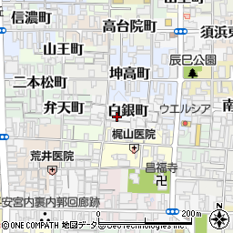 京都府京都市上京区白銀町261-5周辺の地図