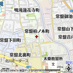 京都府京都市右京区常盤柏ノ木町1-14周辺の地図