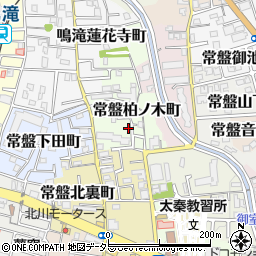 京都府京都市右京区常盤柏ノ木町1-12周辺の地図
