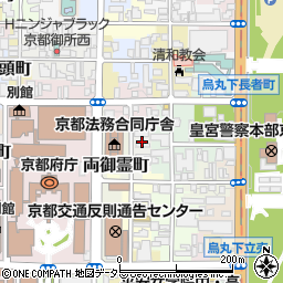 京都府京都市上京区御霊町周辺の地図
