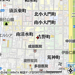 京都府京都市上京区清元町737周辺の地図