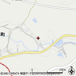 愛知県豊田市蕪木町（東屋敷）周辺の地図