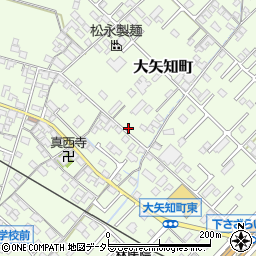 三重県四日市市大矢知町263周辺の地図