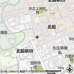 静岡県静岡市清水区北脇新田351周辺の地図