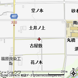 京都府亀岡市稗田野町太田古屋敷108周辺の地図